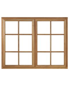 Swartland Hardwood C7 Small Pane Window Frame 1128 x 887mm WC22SP