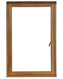 Swartland Hardwood NC1 Full Pane Left Window Frame 584 x 887mm WC1L
