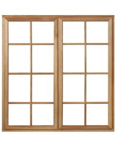 Swartland Hardwood D7 Small Pane Window Frame 1128 x 1187mm WB22SP