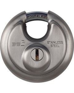 BBL Stainless Steel Discus Padlock Keyed Alike 70mm - 2 Pack BBP170-2