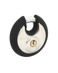 BBL Black Stainless Steel Discus Padlock 70mm BBP170BLK-1