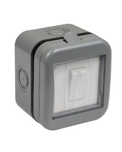 Masterplug Outdoor Single 1-Lever 2-Way Switch WPB12