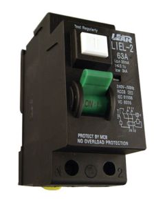 Lear 2-Pole 63A Earth Leakage BLRCCI2-63A