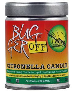 Bugger Off Citronella Candle 250g V0502102