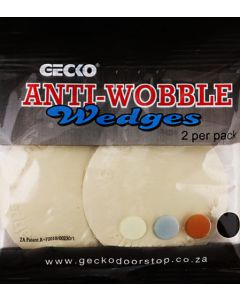 Gecko Beige Anti-Wobble Wedges - 2 Pack