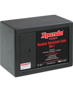 Xpanda Black Hammertone No.1 Safe 275 x 200 x 150mm