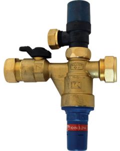 Kwikot 400kPa Multi Valve C/C 22mm KHN3-214