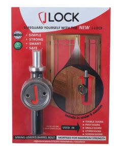 Brass Spring Loaded J-Lock Barrel Bolt