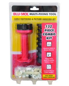 Blu-Mol 32 Piece Cable Fastening And Picture Hanging Kit BM0421427