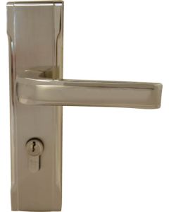 Upper Edge Brushed Satin Nickel Cattelan Cylinder Lockset BP9011