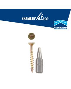 ChamberValue Smooth Shank Square Chipboard Screws