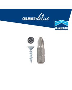 ChamberValue Silver Smooth Shank Pozi Chipboard Screws