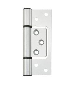 Samson Aluminium Sinkless Hinge 100mm - 2 Pack HIN-20008BL