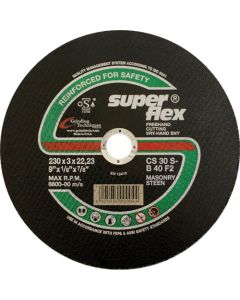 Super Flex Masonry Cutting Disc 230 x 3 x 22.23mm 3100B2QHFS3000SZA