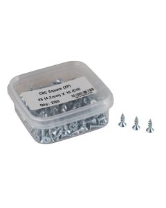 ChamberValue Silver Smooth Shank Square Chipboard Screws