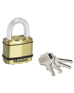 Master Lock Brass Excell Laminated Padlock 50mm MAS2175