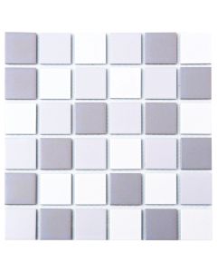 Falcon Grey Matt Glazed Mosaic Tile 300 x 300mm P3-FT2296M