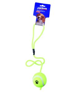 Marlton's Tennis Ball On Rope Dog Toy 5646