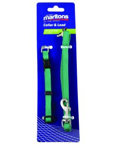 Marlton's Adjustable Dog Collar & Lead 10mm 5134