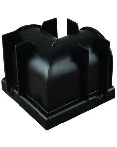 Waterform Black Corner & Grate 100 x 100mm NN04809