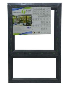 IBuild 30.5mm Charcoal Aluminium PT69 Window With Clear Glass 600 x 900mm