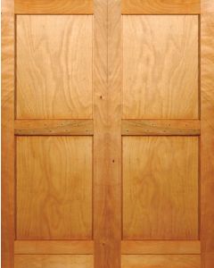 Swartland Hardwood Framed & Ledged Plyback Double Doors 1612 x 2032mm PD1/PB/1612