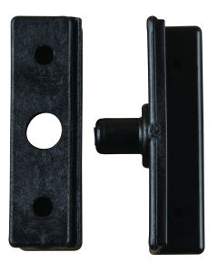 Origin Black Pivot Shower Pin & Bracket 98PB