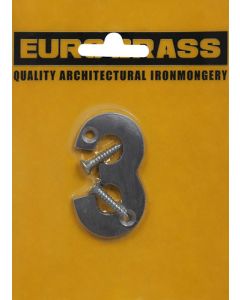 Euro Brass Aluminium Numeral No.3 50mm EB8163