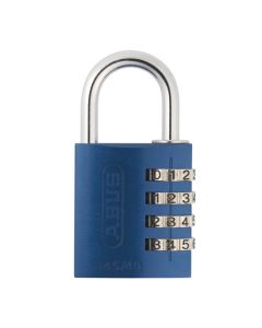 Abus 145 Series Blue Aluminium Combination Padlock 40mm 145/40-BLU-1