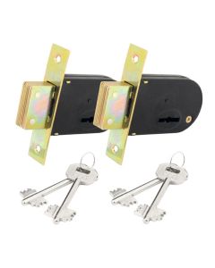 BBL Elzette Deadbolt Gate Lock - 2 Pack BBL700-2