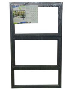 IBuild 30.5mm Bronze Aluminium PTT915 Window With Clear Glass 900 x 1500mm