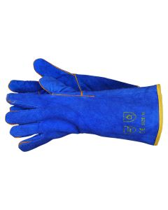 Grange 20mm Blue Lined Leather Gloves Size 11 HP6183BI