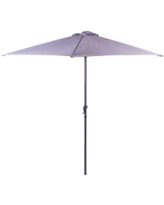 Seagull Light Grey Parasol With Aluminium Pole 2.7m SPF-PARA27