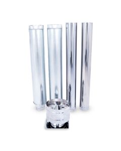 Megamaster 6 Piece Stainless Steel Flue Kit 125mm FAS0008