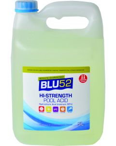 BLU52 30% HCL Pool Acid 5L 580-0029