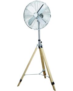 Russel Hobbs Wood Tripod Pedestal Fan 45cm 858115