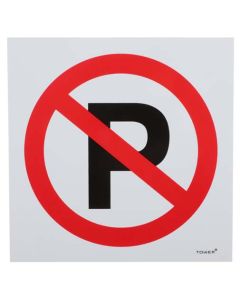 Tower ABS No Parking Sign 190 x 190mm SIGNNP190