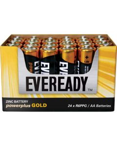 Eveready Powerplus Gold AA Batteries - 24 Pack R6PPGTRAY