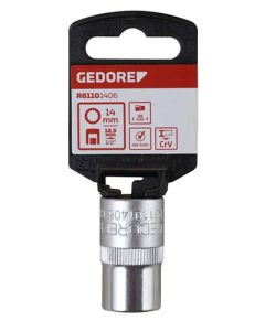 Gedore Red 1/2" Bi-Hex Socket 14 x 38mm GEDR61101406