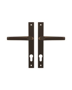 BBL Brown Euro Slimline Lever Handle On Backplate BBI-H28SB-1