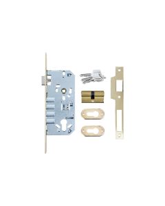 MCM Brass 4-Pin Deadlock & Latch 50mm J601-50-B