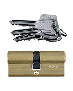 MCM Brass Cylinder Lock (Cylinder Only) 70mm J8E/B-B