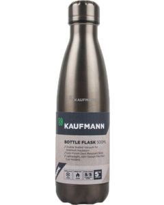 Kaufmann Grey Stainless Steel Bottle Flask 500ml V0402073