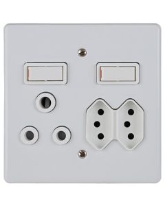 Crabtree Classic 2 New RSA & 1 RSA Wall Socket 4x4 CT18017/101