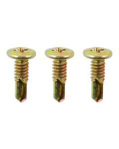 Connect-It Black Wafer Tek Screw 4.8 x 16mm TEK-SCREW-4,8X16-PACK-B