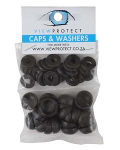 ViewProtect Brown Cover Caps & Washers - 24 Pack CW-BR