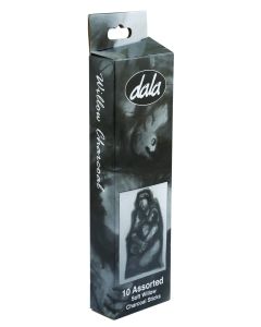 Dala 10 Assorted Sorf Willow Charcoal Sticks - CH-ASS