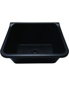 Cam Africa Black Single Washtrough 480 x 420mm WSB480