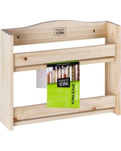 House Of York 2 Tier Pine Spice Rack 2100004