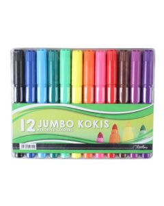 Treeline Fibre Tip Jumbo Kokis - 12 Pack PEN1708